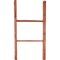 Ekena Millwork 19"W x 36"H x 3 1/2"D Vintage Farmhouse 2 Rung Ladder, Barnwood Decor Collection, Salvage Red DECR019X036X04LDRRD - alternate 4